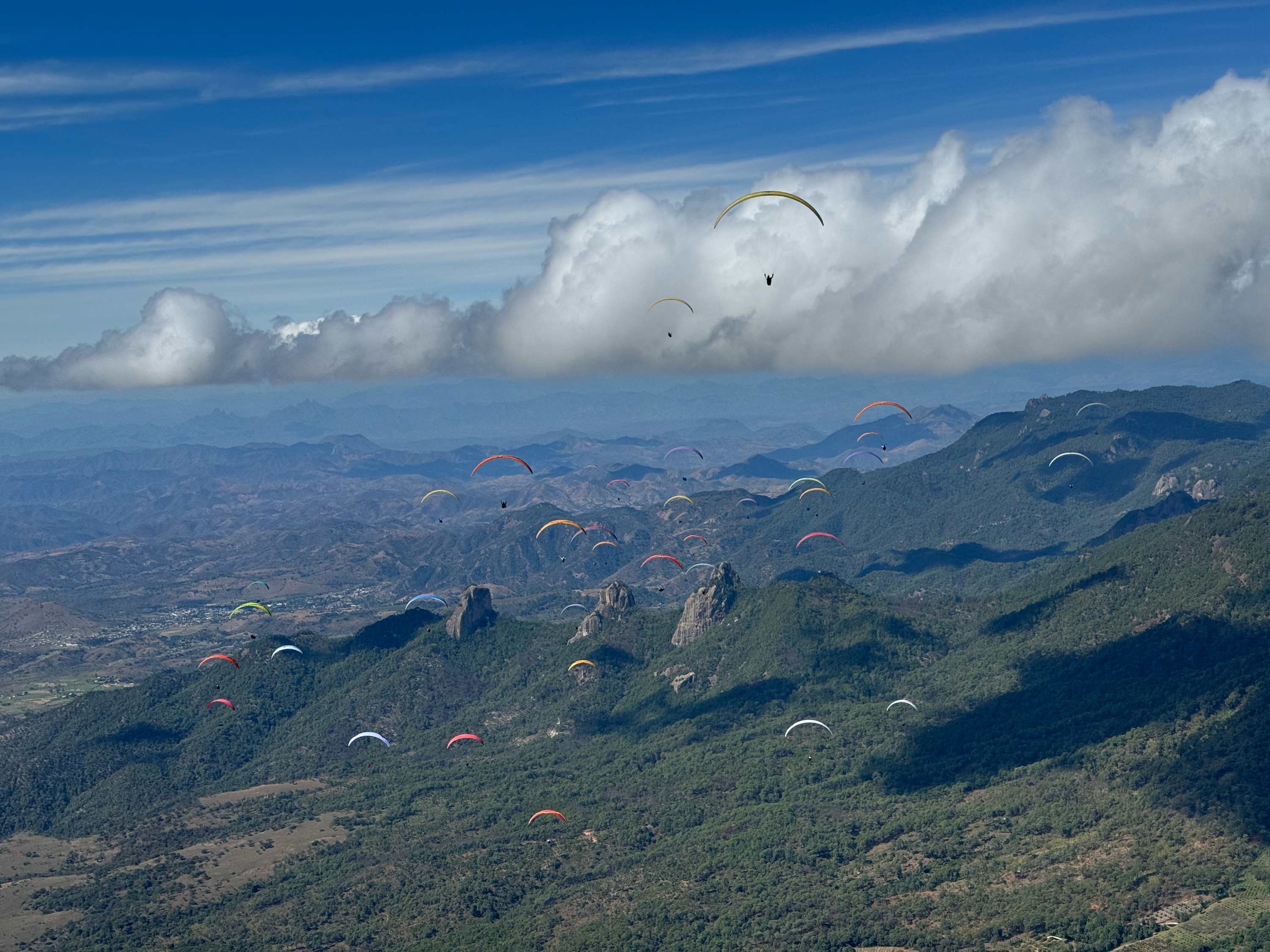 El Peñon paragliding & hang gliding take off